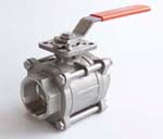 3-pc ball valves, ISO direct mount, 302F