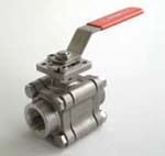 3-pc metal seat valve, 3000 psi, 306M