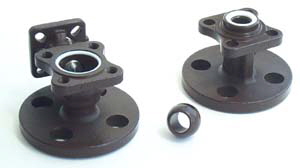 2-way valve with PTFE coating