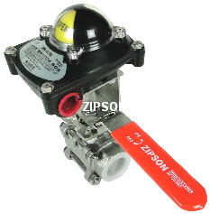 manual valve with limit switch box