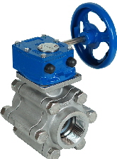 305D ball valve with gear operator