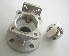 cavity filler for 2-pc ball valve