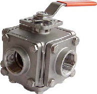 bottom entry valve, vertical L-port, T-port are available